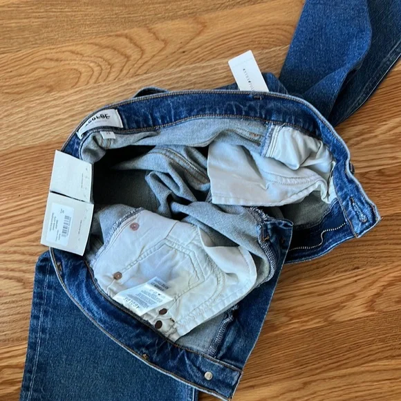 AGolde High Rise Stovepipe Jeans Size 28 NWT